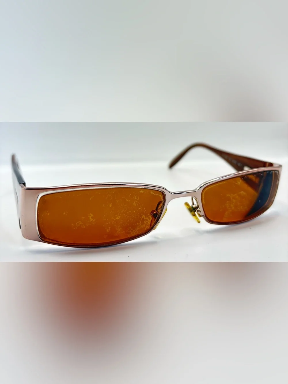 Vogue VO3530 Brown Oval Metal Sunglasses Frames Only